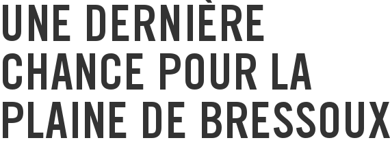 Une dernière chance pour la plaine de Bressoux